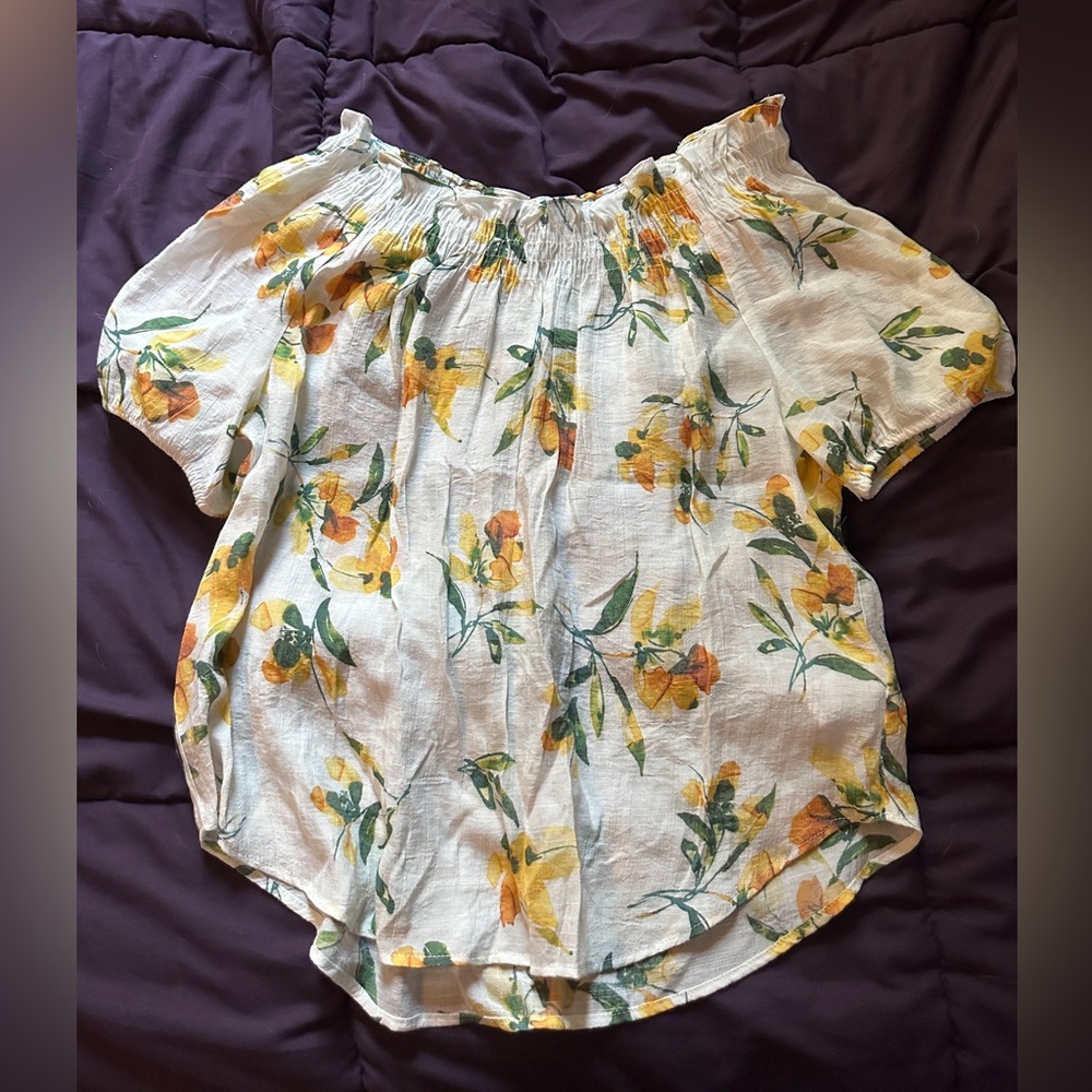 Lemon Off-The-Shoulder Too